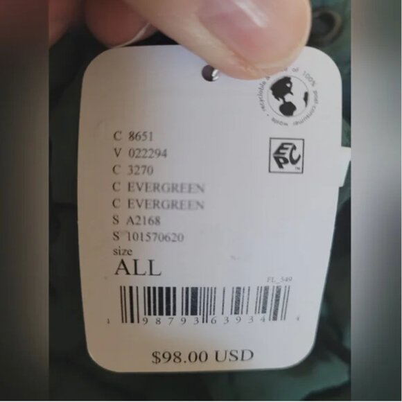 Free People NWT Movement Green Quilted Backpack Bag - Picture 8 of 8